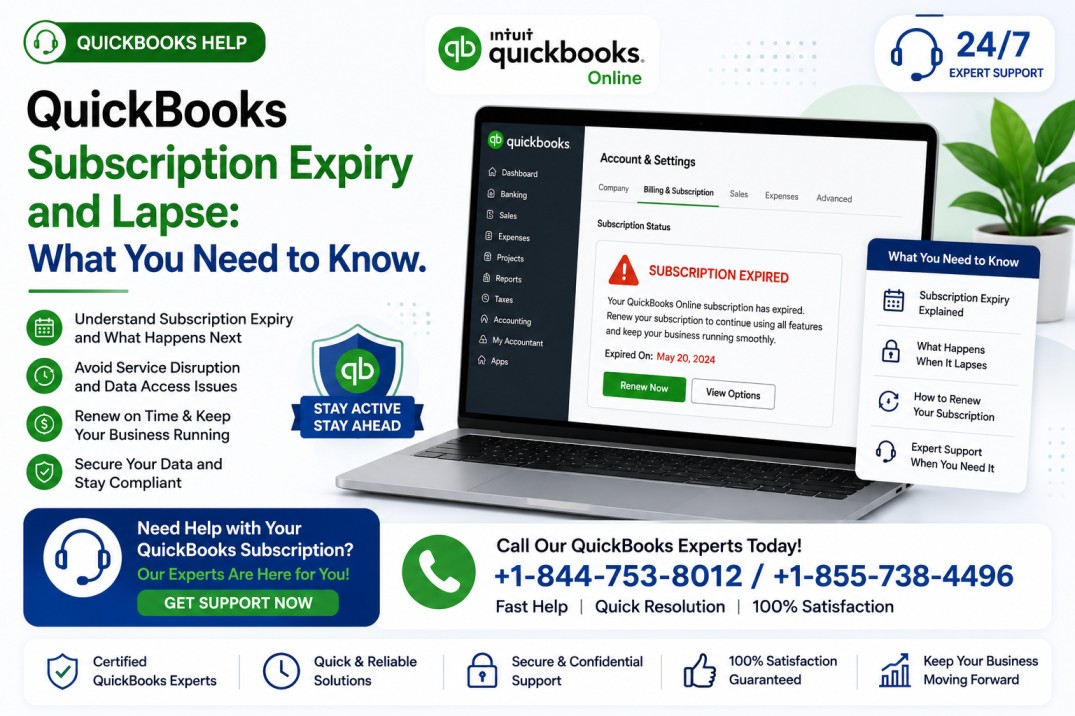 QuickBooks Subscription Expiry and Lapse