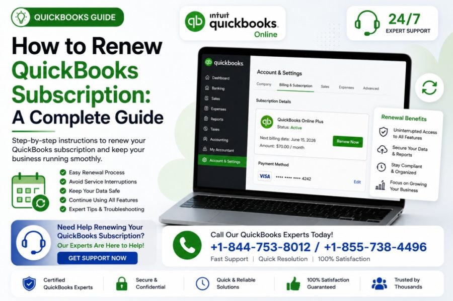 Renew QuickBooks Subscription