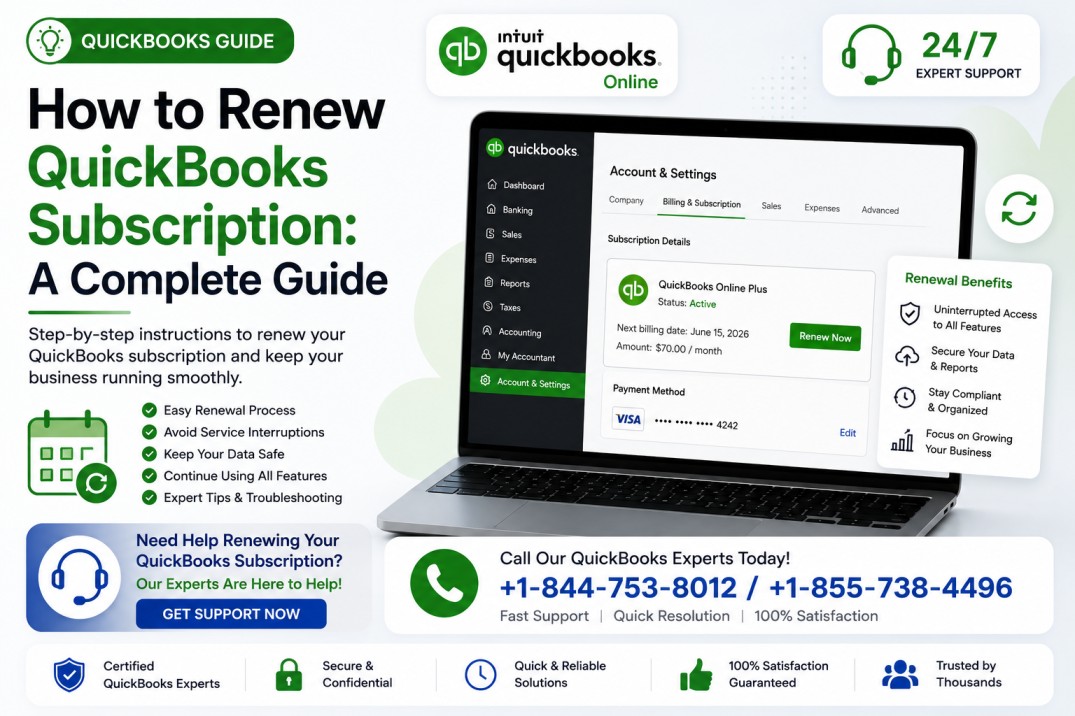 Renew QuickBooks Subscription